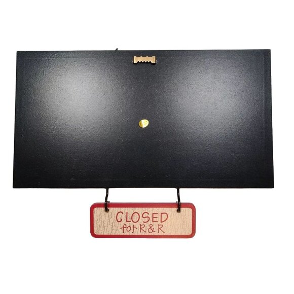 Grandmas Babysitting Two-Sided Hanging Sign "Open 24/7" & "Closed For R&R" Decor - Picture 3 of 5